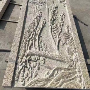 朝阳黄金麻别墅雕刻版 别墅私人定制