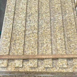 朝阳黄金麻盲道 石材盲道