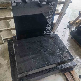 朝阳花岗岩墓碑石 墓碑 套墓