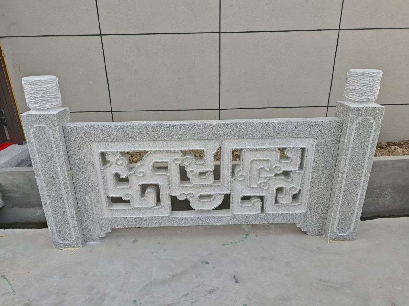 朝阳芝麻白河道栏杆 桥栏杆