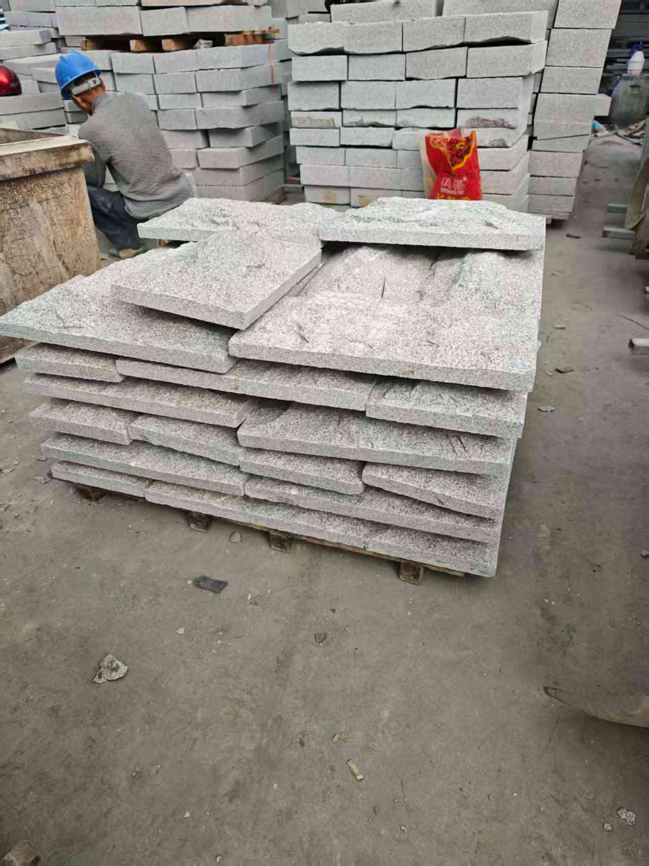 朝阳芝麻白蘑菇石，自然面